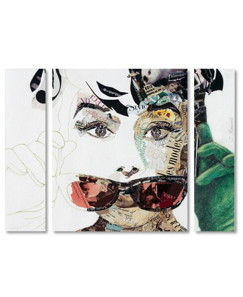 Ines Kouidis 'Audrey' Multi Panel Art Set Large - 41" x 30" x 2"