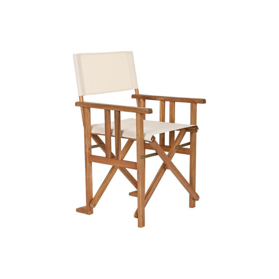 Садовый стул Home ESPRIT Белый Коричневый древесина акации 52 x 53 x 87 см