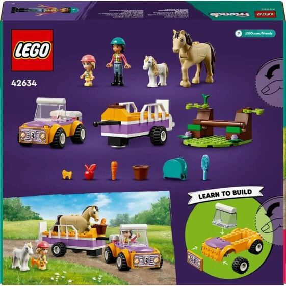 Игровой набор Lego 42634 Horse & Pony Trailer Friends (Друзья)