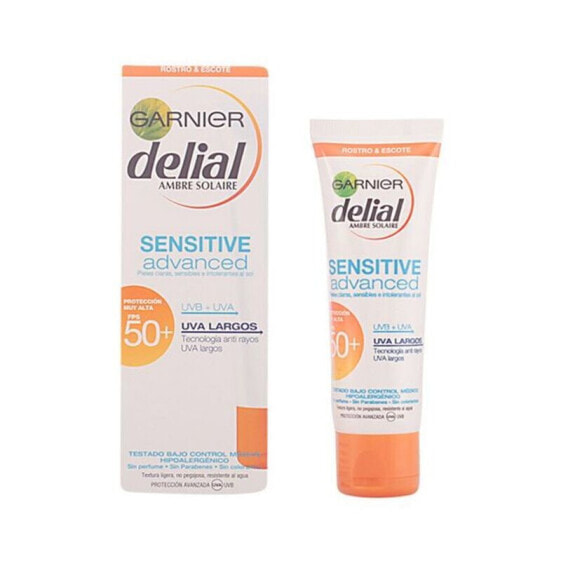Garnier Delial Sensitive Advanced Sunscreen Spf50+ Солнцезащитный крем для чувствительной кожи 50 мл