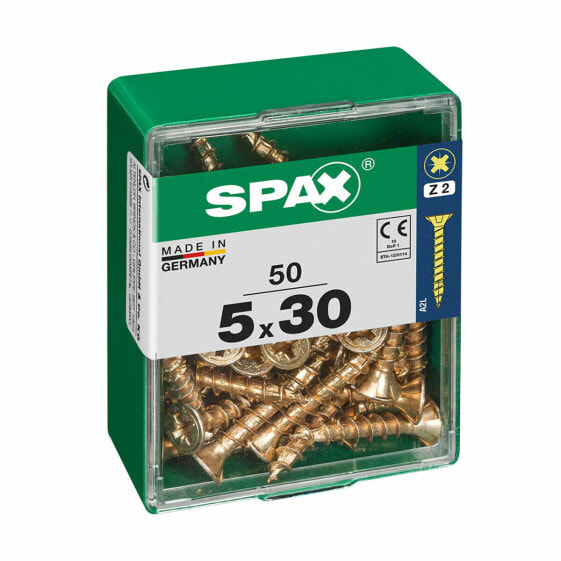 Коробка для винтов SPAX Шуруп Плоская головка (5 x 30 mm) (5,0 x 30 mm)