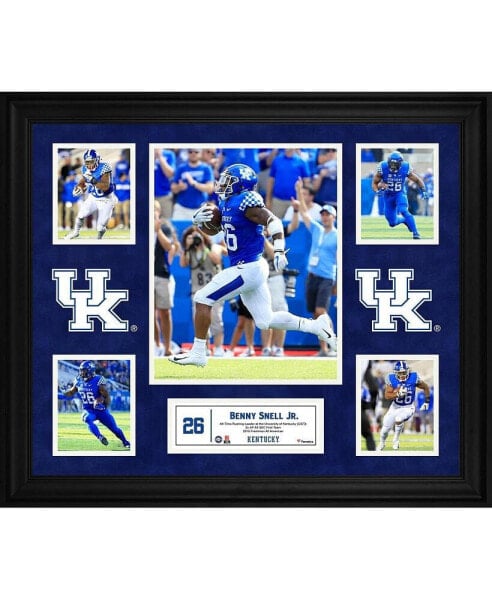 Benny Snell Kentucky Wildcats Framed 23" x 27" 5-Photo Collage