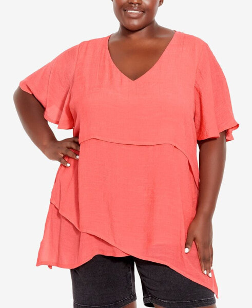 Plus Size Mylah Layer Tunic Top