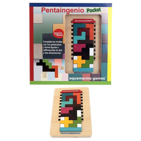 AQUAMARINE Pentaingenio Pocket Set Board Game