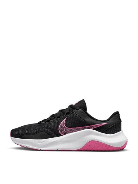 Nike Traning Legend Essential 3 NN trainers in black and pink