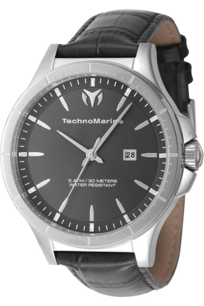 TechnoMarine MoonSun Date Quartz Charcoal Dial Men's Watch TM-822011