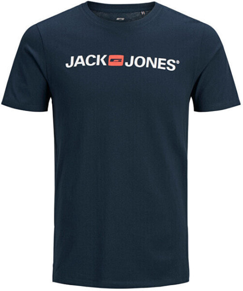 JJECORP men´s t-shirt 12137126 Navy Blazer SLIM FIT