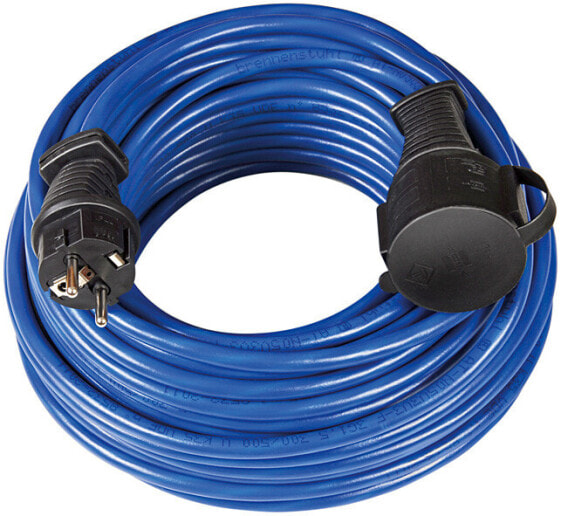 Brennenstuhl 1169820 - 25 m - 1 AC outlet(s) - IP44 - Blue