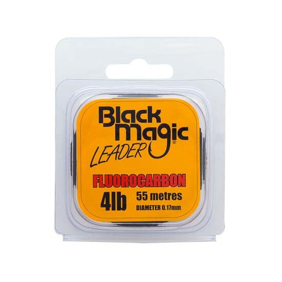 Флюорокарбоновая леска для рыбалки Black Magic BLACK MAGIC Fluorocarbon Tippet 55 метровой леской