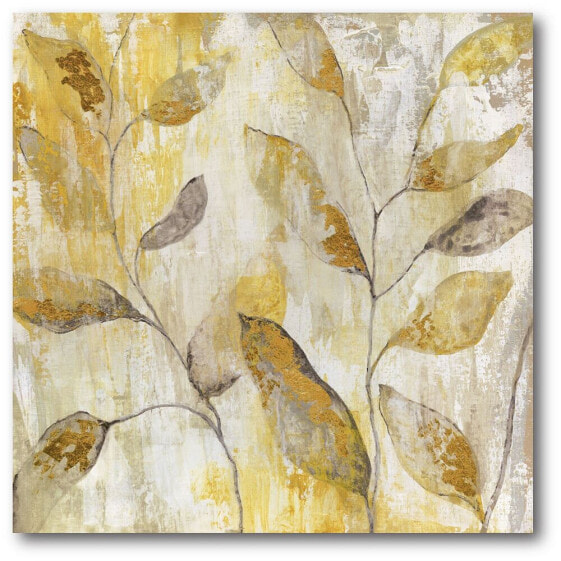 Golden Vine Gallery-Wrapped Canvas Wall Art - 16" x 16"