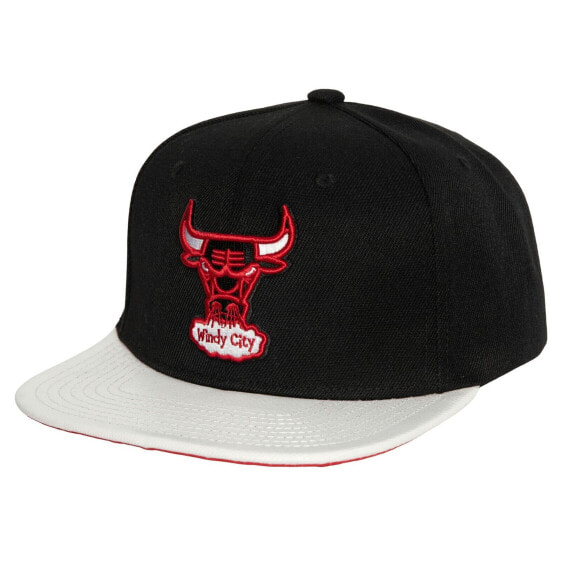 MENS MITCHELL & NESS NBA SSBSTS SNAPBACK HWC BULLS - BLACK