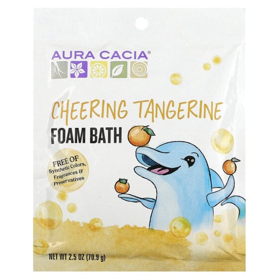 Cheering Foam Bath, Tangerine, 2.5 oz (70.9 g)