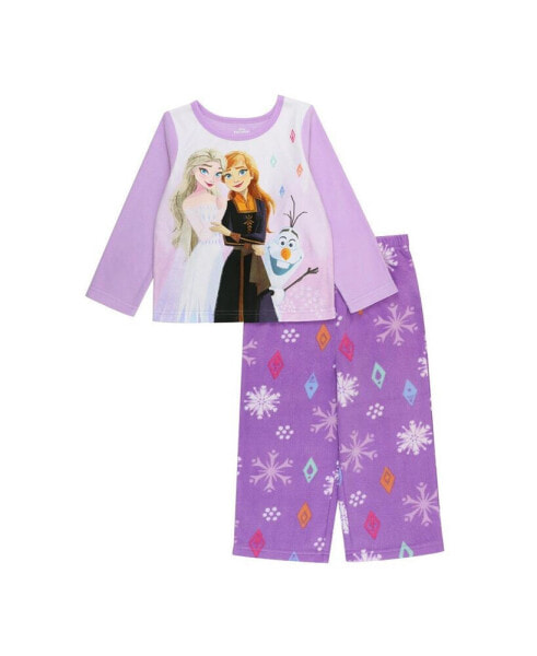 Frozen Big Girls 2 Top and Pajama, 2 Piece Set