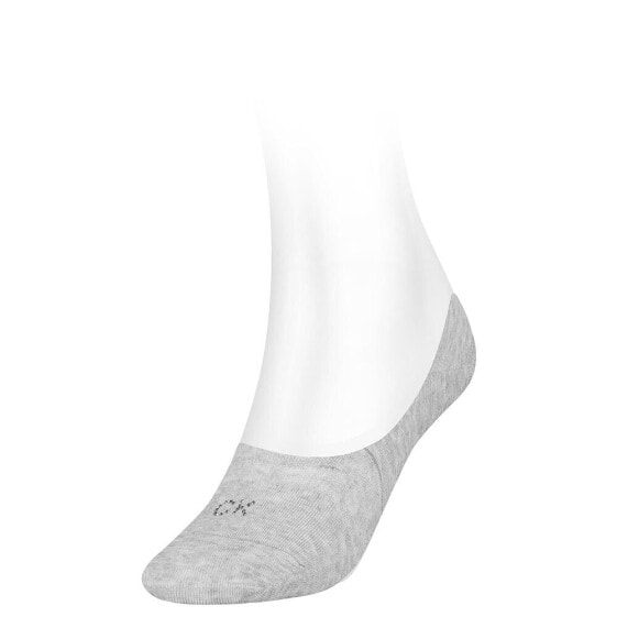 CALVIN KLEIN Footie Mid Cut Crystal Logo socks