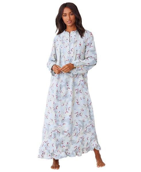 Plus Size Only Necessities Long Flannel Nightgown