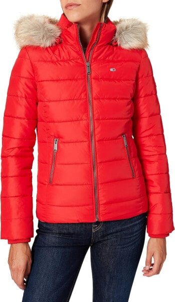 Tommy Hilfiger Damen Tjw Essential Hooded Jacket Jacke