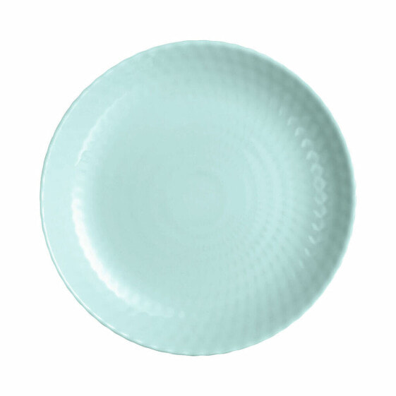 Плоская тарелка Luminarc Pampille бирюзовый Cтекло (Ø 25 cm)