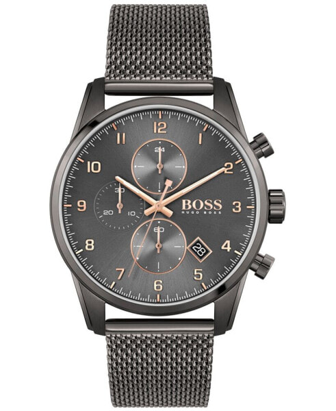 Часы Hugo Boss Skymaster Gray Mesh Watch