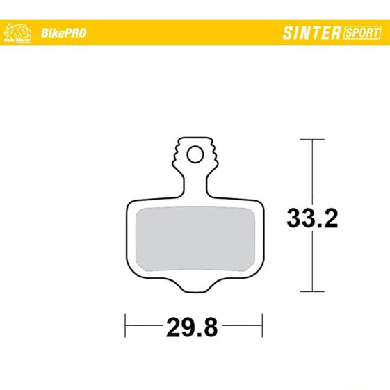 Дисковые тормозные накладки с интериором Moto-Master 730655