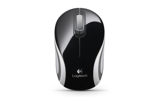 Logitech Wireless Mini Mouse M187 - Ambidextrous - Optical - RF Wireless - 1000 DPI - Black