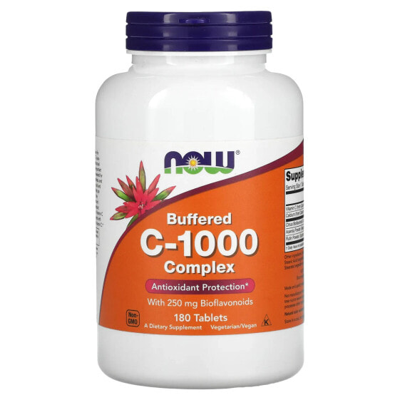 Витаминно-минеральный комплекс NOW Buffered C-1000 Complex, 180 таблеток