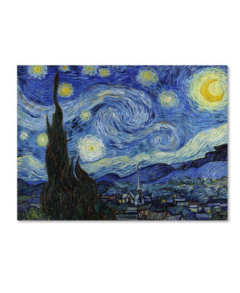 Vincent van Gogh 'Starry Night' Canvas Art - 24" x 18" x 2"