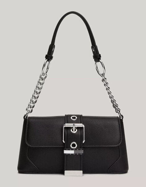 Tommy Jeans Shoulder Bag in Black