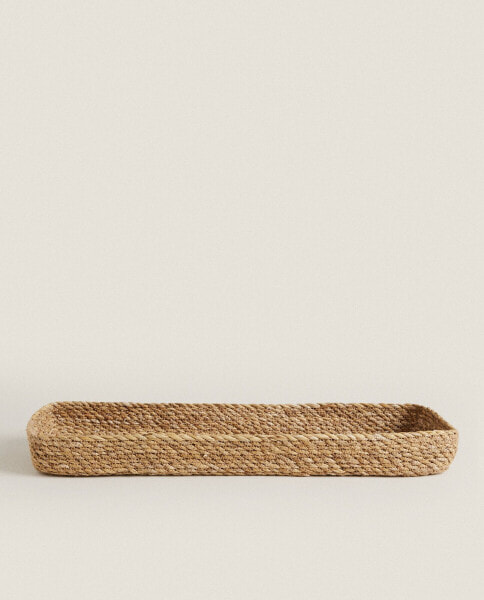 Корзина плетеная длинная ZARAHOME Long woven basket