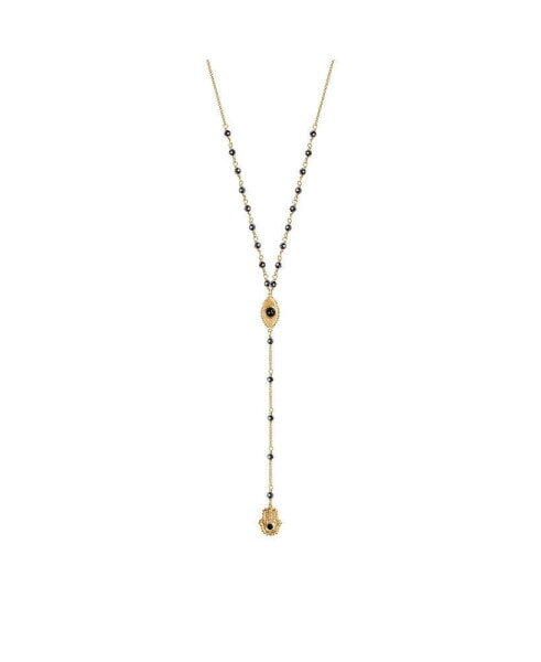 Spiritual Resilience Gold Plated Rosary Necklace