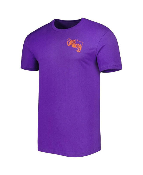 Футболка мужская Image One Clemson Tigers фиолетовая, премиумный вариант