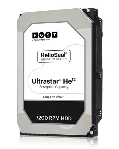 WD Ultrastar HE12 HUH721212AL5204 3.5" SAS 12,000 GB - Hdd - 7,200 rpm 8 ms - Internal - Жесткий диск Western Digital Ultrastar HE12 12 ТБ