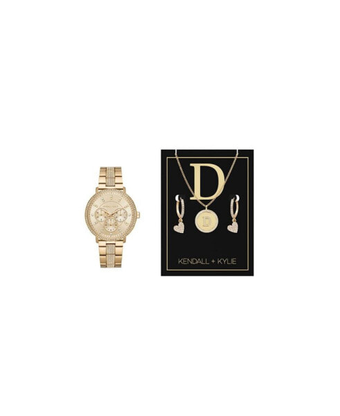 Часы KENDALL & KYLIE Analog Shiny Gold Tone   Watch