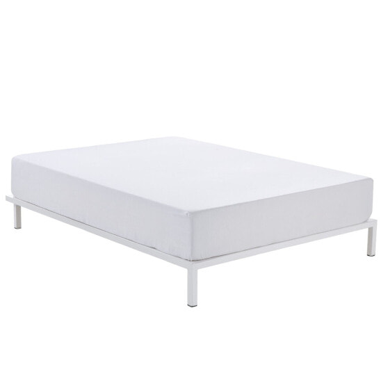 Fitted bottom sheet Alexandra House Living White 135/140 x 190/200 cm