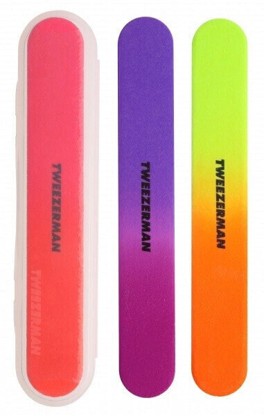 Neon nail files (Neon Nail Files) 3 pcs