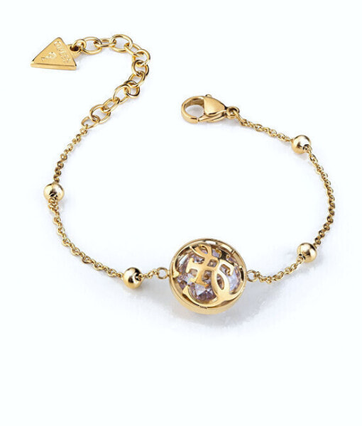 Modern Gold Plated 4G Logo Boule Bracelet JUBB01394JWYG