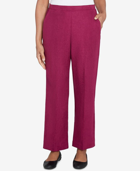 Petite Wine Country Classic Slant Pocket Medium Length Pants