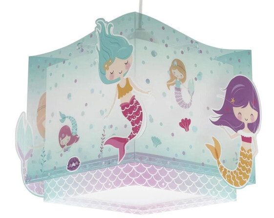 Люстра подвесная click-licht.de MERMAIDS Multi-Color & White 240x240x320 мм, 0,42 кг 60 Вт E27 IP20 Dimmbar со встроенным источником света.