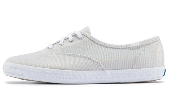 Keds Champion Denim 轻便低帮帆布鞋 女款 银灰 / Кеды Keds Champion Denim WF59372