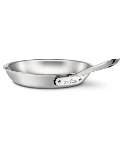 D5 Brushed Stainless Steel 10" Fry Pan