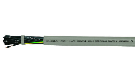 Helukabel H05VV5-F - Low voltage cable - Grey - Polyvinyl chloride (PVC) - Polyvinyl chloride (PVC) - Cooper - 4G0.5
