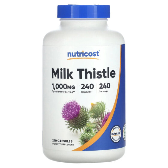 Milk Thistle, 1,000 mg, 240 Capsules