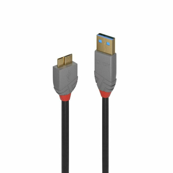 USB-кабель LINDY 36768 Чёрный 3 m