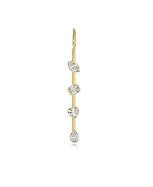 Шарм Alev Jewelry Multi Shape Gold Bar