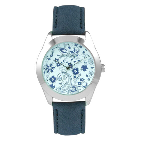 Мужские наручные часы с синим кожаным ремешком Arabians HBA2212A