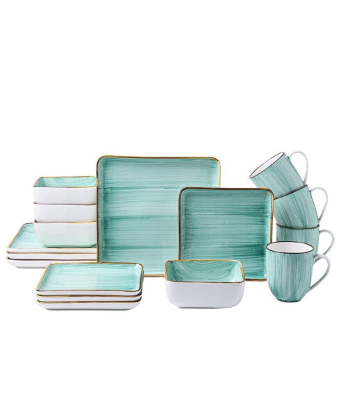 Esmeralda 16 Piece Dinnerware Set, Service for 4