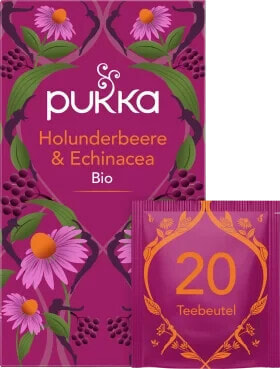 Kräutertee Holunderbeere & Echinacea (20 Beutel), 40 g