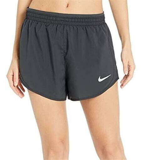 Nike 257476 Womens Tempo Lux Shorts Black/Anthracite/Reflective Silver Size XS