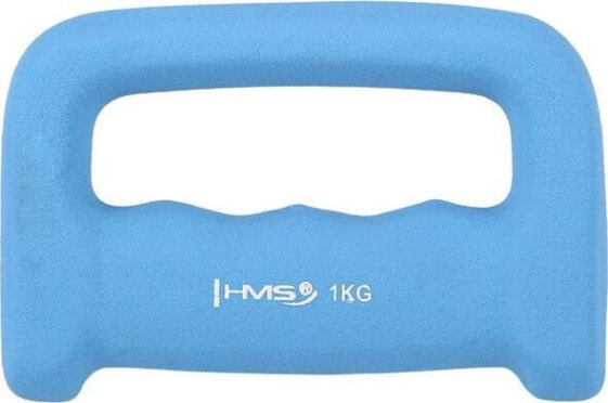 HMS Kastet light blue ciężarek żeliwny pokryty neoprenem 1.0kg (CK10)