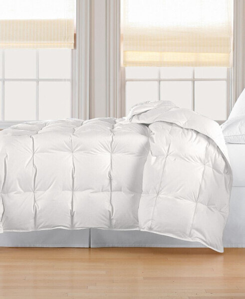 White Down 233 Thread Count Cotton Comforter, Twin