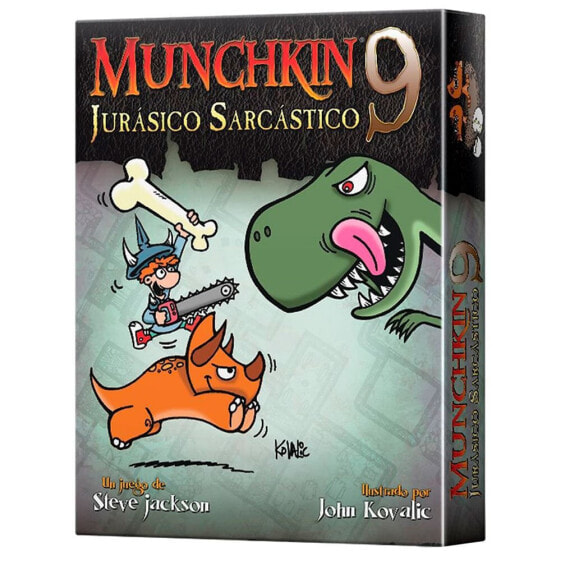 ASMODEE Munchkin 9: Jurasico Sarcástico Spanish Board Game